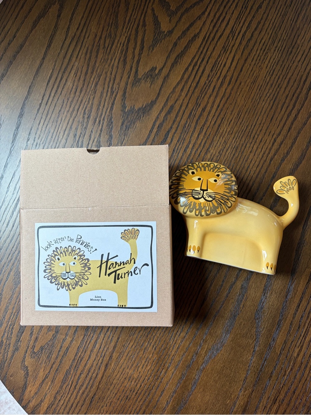 Yellow Lion Kids Money Box